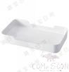 9" Beef Plate (About 1 inch High), White, Mf, 227.8*126.8*26mm