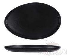 Pearl Black Series Fish-Shaped Plate, 33*22*3cm