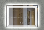 Led Bathroom Mirror, Aluminum, 70*90cm