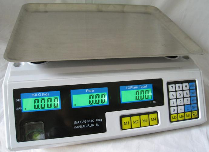Table Scale 30 KG 
Length 35 * Width 27 * Height 12 cm product image