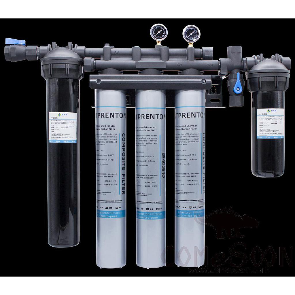Triple Five-Stage Precision Water Purifier, 800 * 200 * 650mm, 5.5 Gpd/min product image