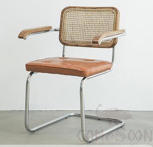 Chair, Galvanized Steel Frame+ Beech Wood Frame, 480*540* 825 mm
