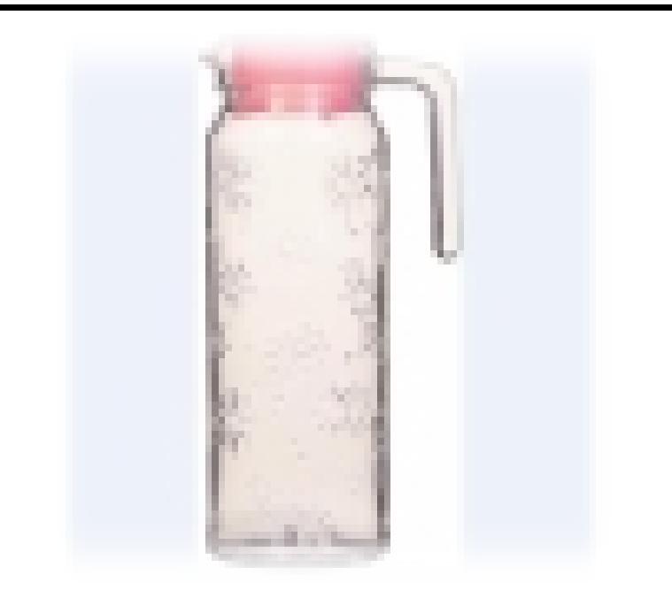 Arc Series Straight Glass Pot 1L