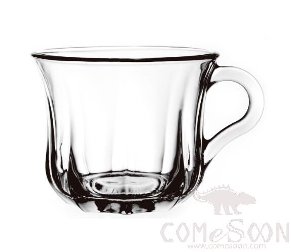 185ML Octagonal Bottom Flower Tea Cup