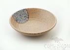9" Frosted Threaded Bowl, Wheat Color Spray Spots, Mf, 230.62*65mm product image