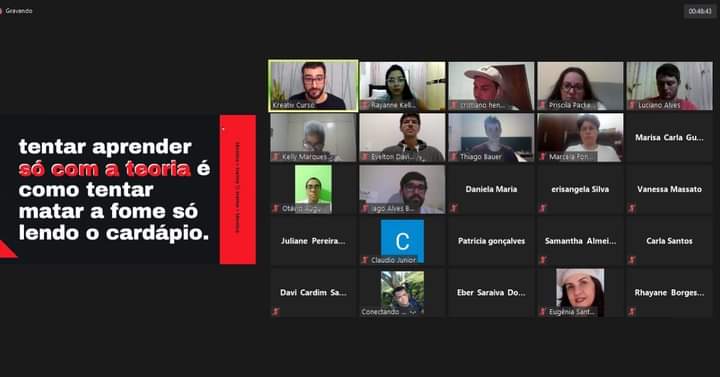 Participação Curso de oratória e cominicação Kreative Curso