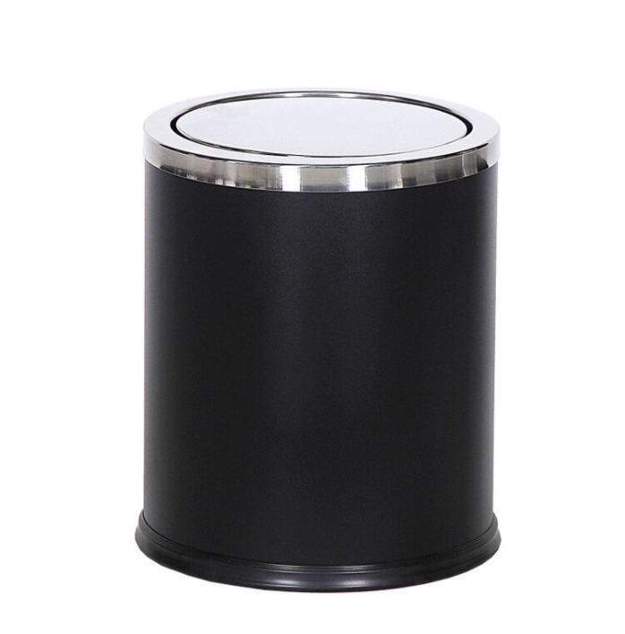 Swing Cover Bin, Iron, 10L, Dustbins