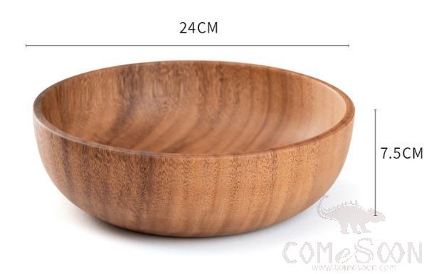 Wooden Bowl Φ24*H7.5cm