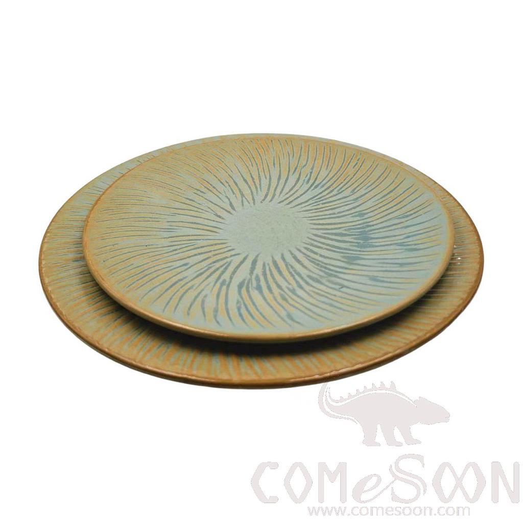 Artistic Conception 10" Wind Pattern Shallow Plate product image