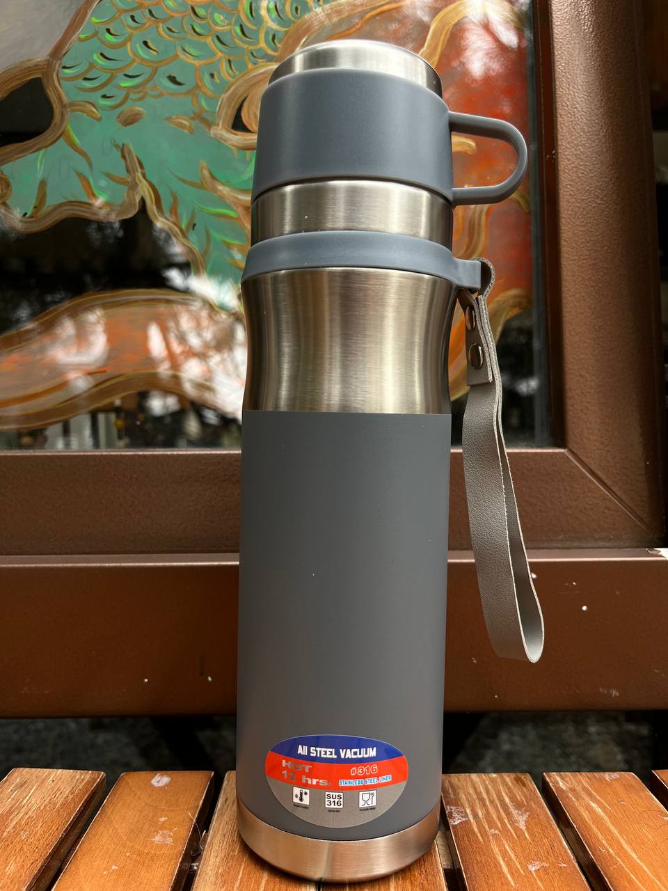 Термос Jiakangcup со сменной крышкой 750ml