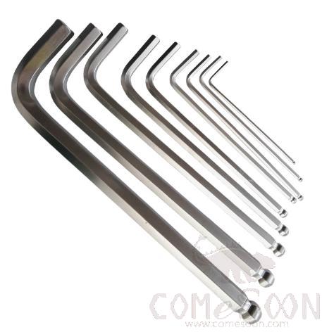 Ball Head End Hex Key  8mm, Chrome Vanadium Steel