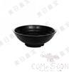 8" Threaded Shallow Bowl, Matte Black, Mf, 203*203*70mm product image