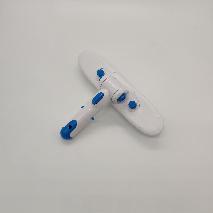 10 inch / 25cm Swimming Pool Brush (with Simple Button)