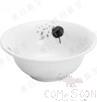 5" Round Bowl, Porcelain White Decal Dandelion, Mf, 127.3*46mm product image