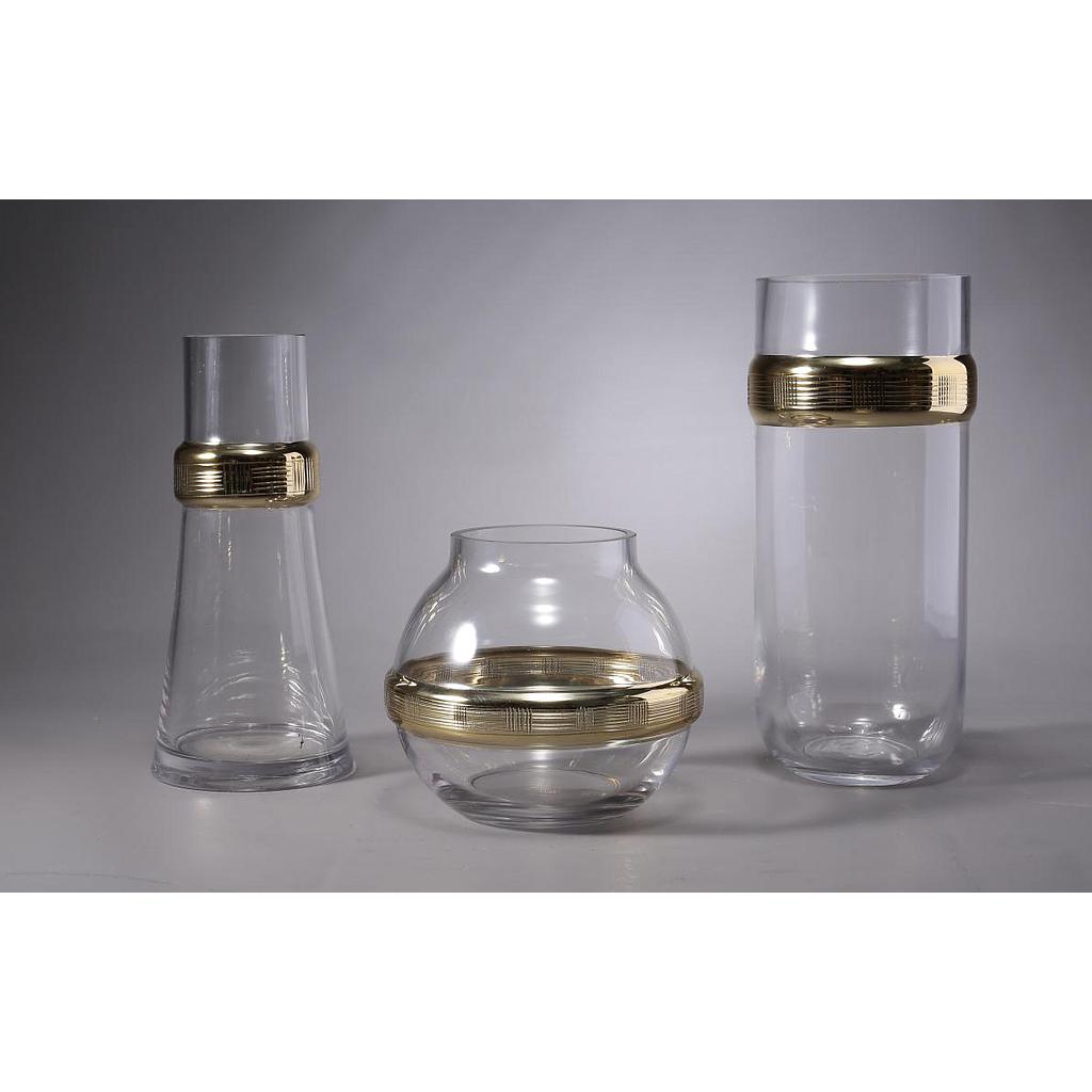 Glass Decorations/glass Vase D16xh15cm