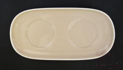 G157 Series Sauce and Vinegar Pot Plate, 17.5*9.5*1.5cm