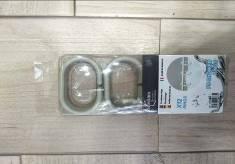 Shower Curtain Ring Beige, PS, 6*19* 2 cm