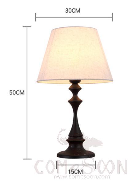Table Lamp-D30*H50cm-Button Switch