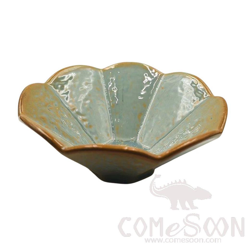 Artistic Conception 4.5" Stone Pattern Octagonal Bowl