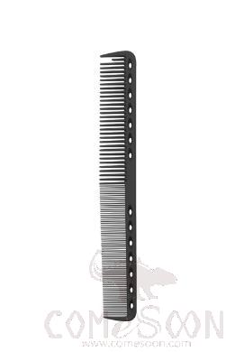 Hair Cutting Comb, Plastic, Black, 18.5*2.5cm