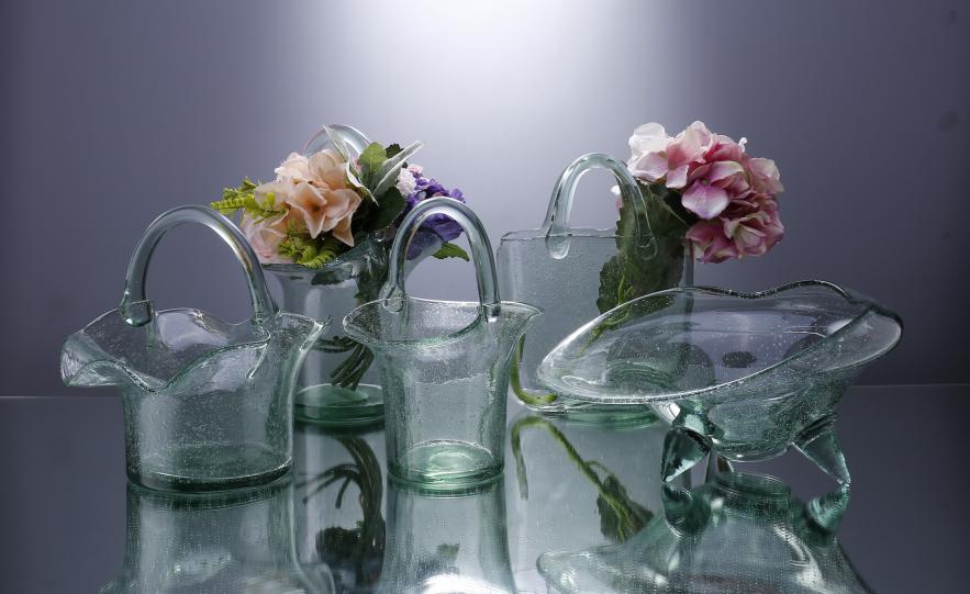Glass Decorations/glass Vase 22*16*30cm