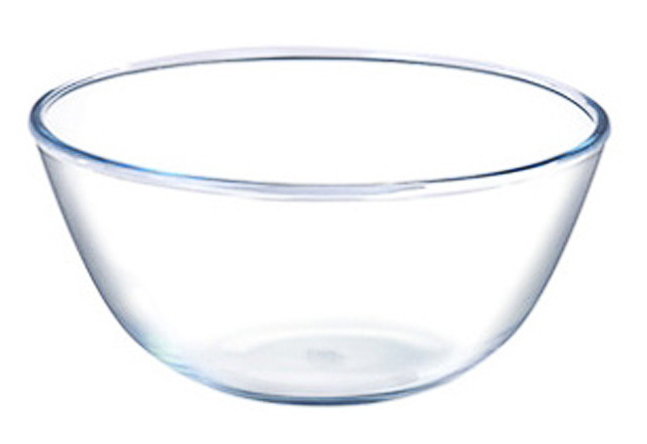 Glass Salad Bowl 4400ML D27*H12.5cm product image