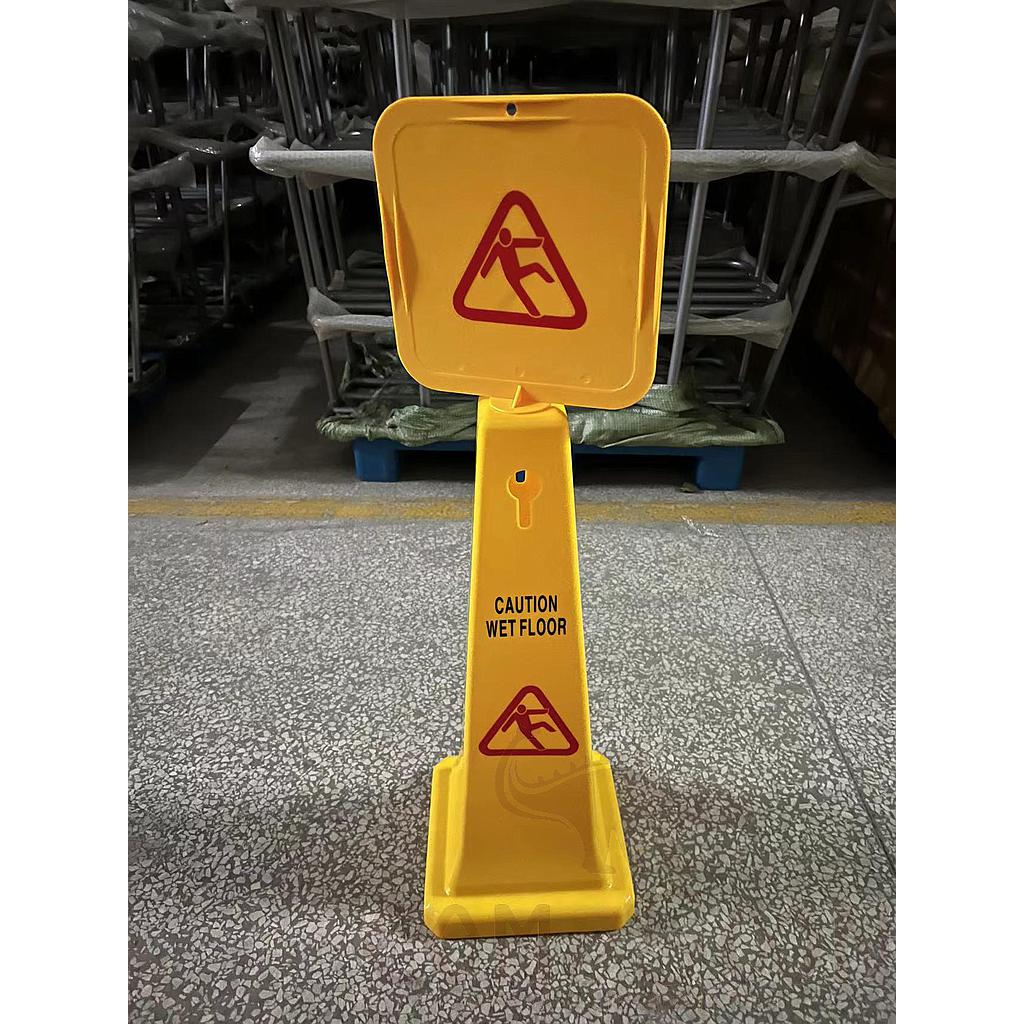 Floor Signs - Notice Board - Large Vertical -  Caution Wet Floor