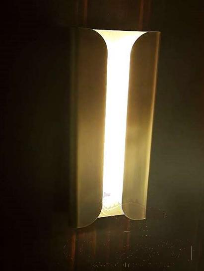 Wall Lamp, Brass O*Ide+ Polished, L160 * W50 * H350 mm