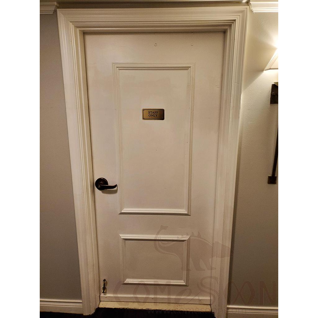Solid Wood Door, W 914.4* H 2022.475 * T 101.6mm