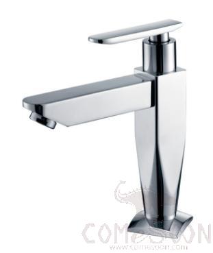 Single handle single cold face head-brass-bright silver-anchovy core