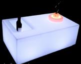 Led Table, PE Plastic, Diameter 110* 80 cm