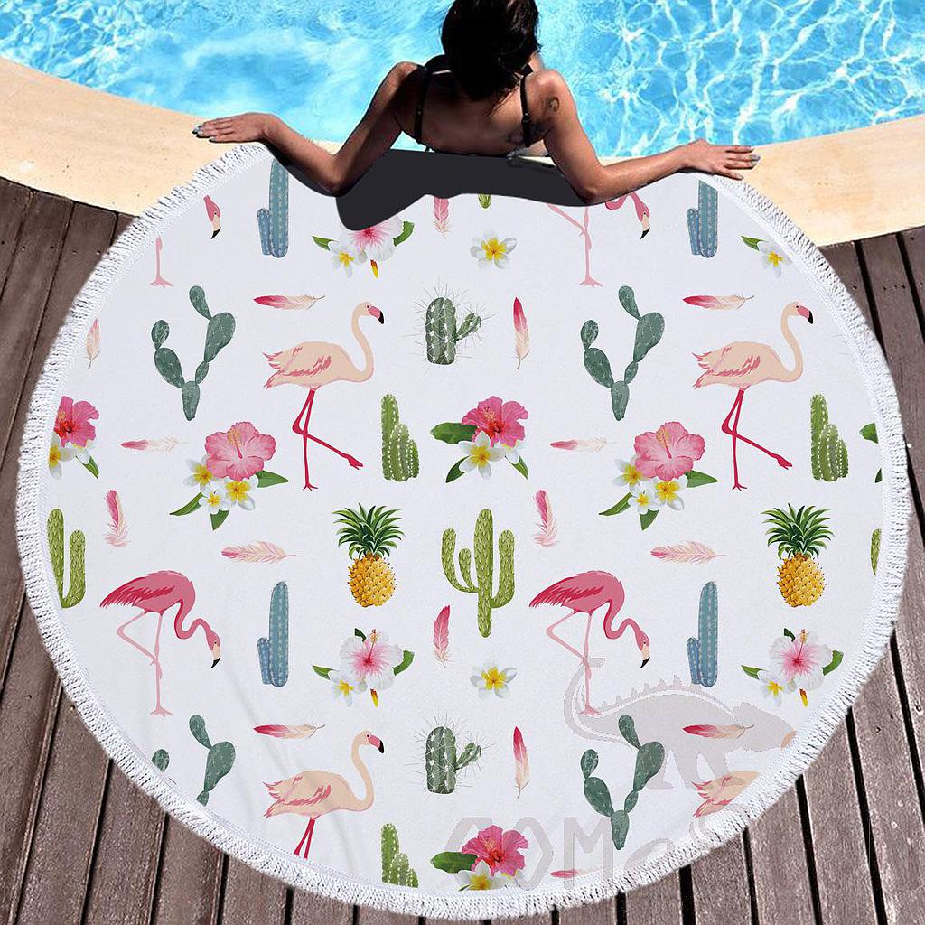 Cartoon Microfiber Beach Towel, Microfiber, 150*150cm