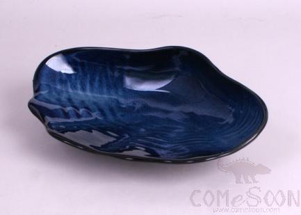 Blue Glaze 8" Conch Bowl product image