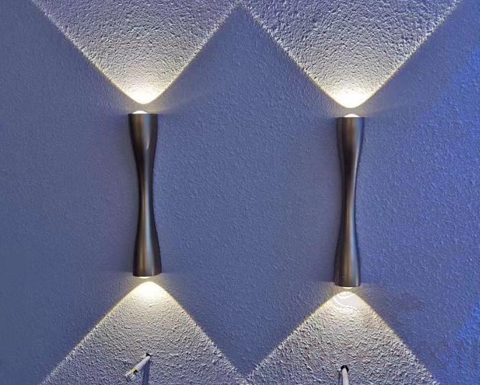 Waterproof Wall Light-2*5w, 3000/4000/6000k, 60*55*360mm