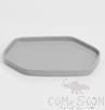 10" Plate, Light Grey, Mf, 254*153*21mm