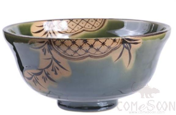 Weave Pineapple Flower Threaded Reverse Bowl, 18*9cm, 1.1L