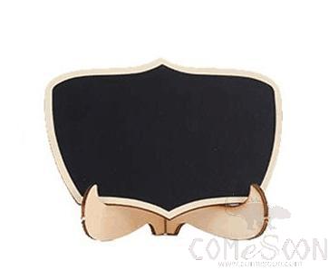 Small Blackboard Ornament Decoration, Flower Shape, L10*W7.5*H0.25cm