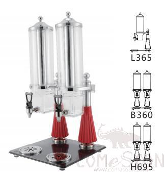 Double Juice Dispenser 3.6lx2 with Wooden Stand product image