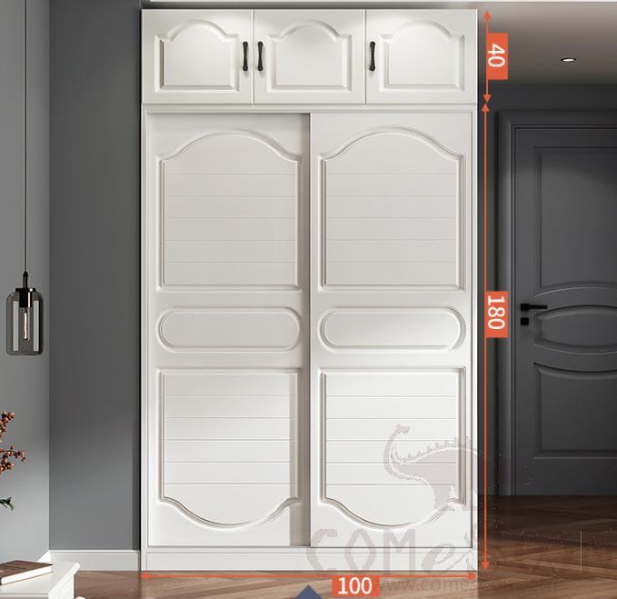 Sliding Door Wardrobe-100*45*180cm