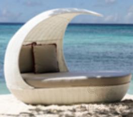 Outdoor Lounge(Sunbed), Aluminum Alloy, 230*140*165cm