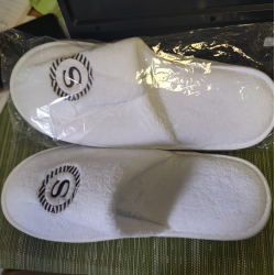 Slippers-Coral Fleece, Sheraton Embroidery, L290*W110mm