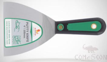 4putty Knife, Stainless Steel+ Plastic Handle