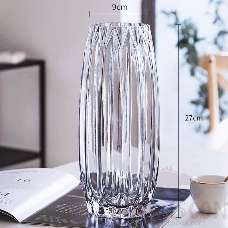 Vase, Glass, Soot, H27cm