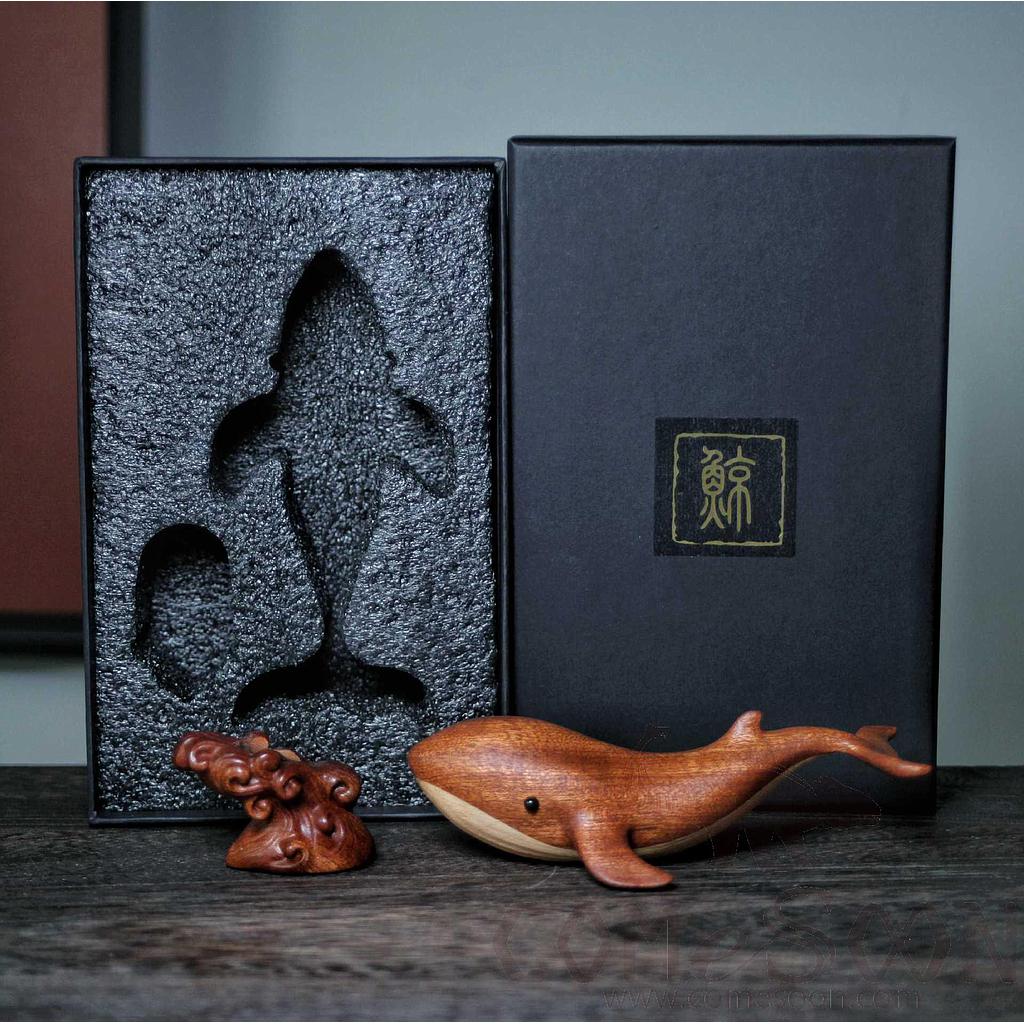 Whale Wooden Carving