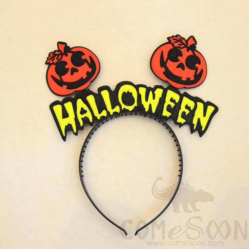 Orange Pumpkin Headband, 26*13cm