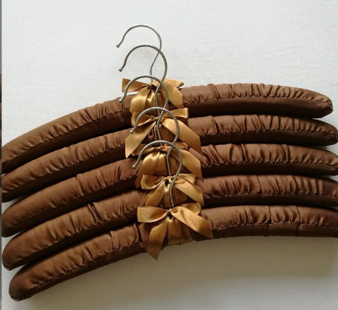 Silk Hanger, 380*40mm, Satin Hanger