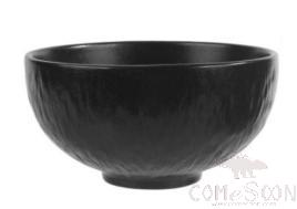 Pearl Black Series Sand Surface Bowl, 15.5*8cm