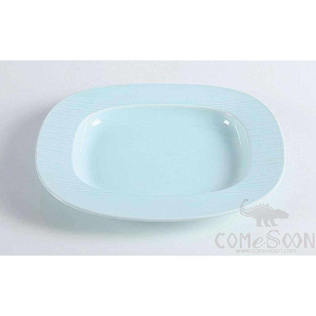 Shy Blue Series England Line 7.5" Square Deep Plate