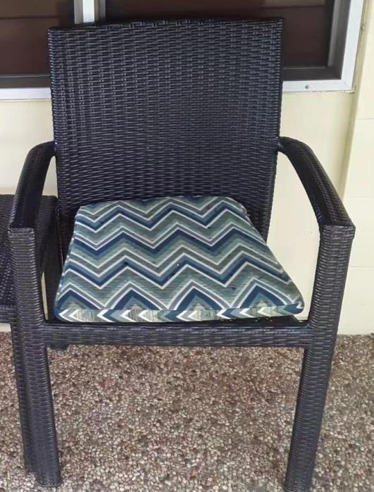 Dining Chair, Aluminum Frame Dusted, Rattan, Cross Weaving, 58*60*88cm