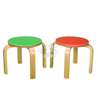 Children's Veneer Four-Stool Stool